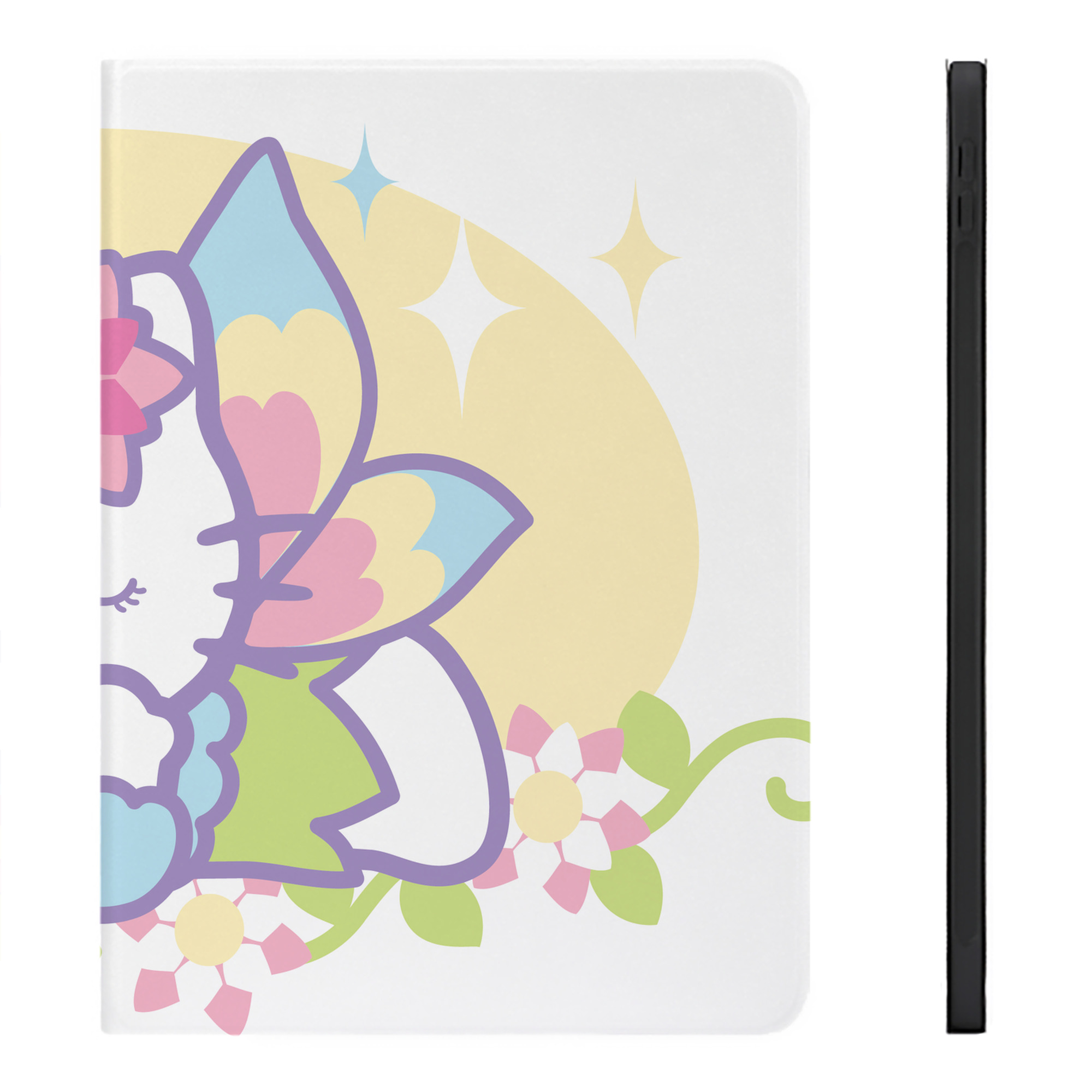 （画像用） Hello Kitty ハローキティ IPadケース ペンホルダー付き ブックスタイルデザイン
